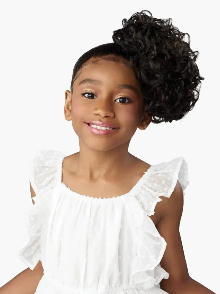 Sensationnel LULU PONY MINI MOCHI High Quality Fiber, Kids Ponytail, Light Weight & Soft, LuLu Pony Mini, Protective style for kids, Quick styled, Safe Flame Retardant