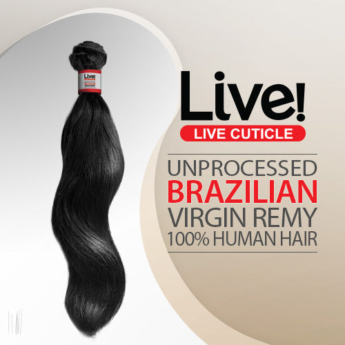 Live! Unprocessed Brazilian Virgin Remy Human Hair Weave Natural Wave Find Your New Look Today!