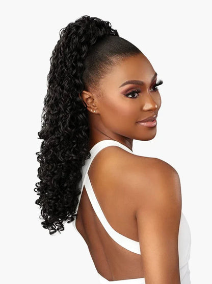 Sensationnel SANA Drawstring, Easy Styling, Heat Resistant Fiber, LuLuPony, Perfect protective style, Ponytails, Quick simple and stylish