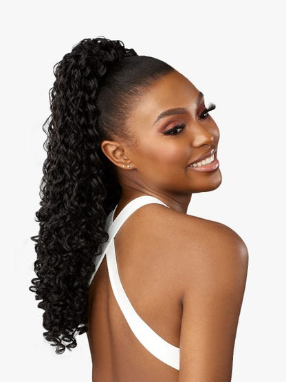 Sensationnel SANA Drawstring, Easy Styling, Heat Resistant Fiber, LuLuPony, Perfect protective style, Ponytails, Quick simple and stylish