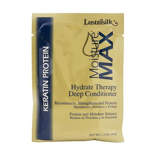 Lustrasilk Moisture Max Keratin Protein Hydrate Therapy Deep Conditioner 1.5oz Find Your New Look Today!