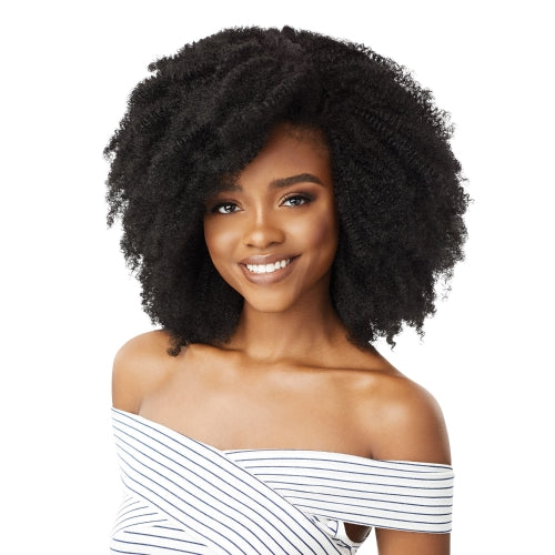 Outre Human Hair Premium Blend Clip-In Big Beautiful Hair 4C Corkscrew Afro 9pcs Find Your New Look Today!