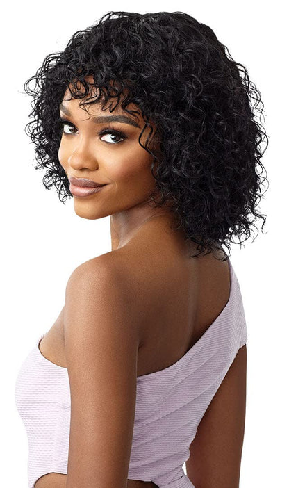 Outre My Tresses Unprocessed Human Hair Purple Label Full Wig Bleach Dye Customize ELAINE (NBRN) Find Your New Look Today!