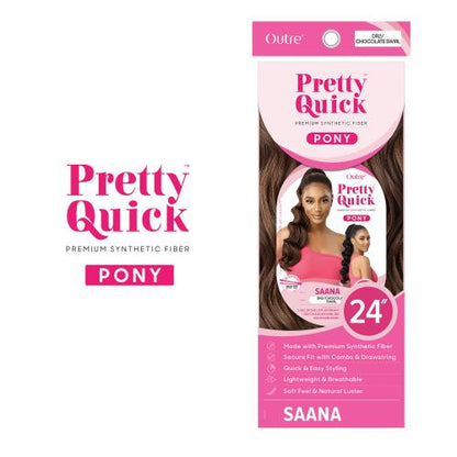 Outre Pretty Quick Drawstring Pony Saana Find Your New Look Today!