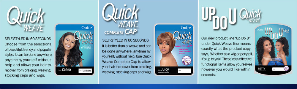 Outre Quick Weave Synthetic Complete Cap - Morgan-1B Find Your New Look Today!