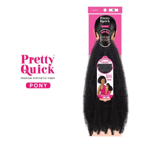 Outre Wrap Ponytail Pretty Quick Springy Afro Find Your New Look Today!