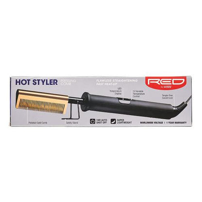 Red by Kiss Hot Styler Pressing Comb Find Your New Look Today!