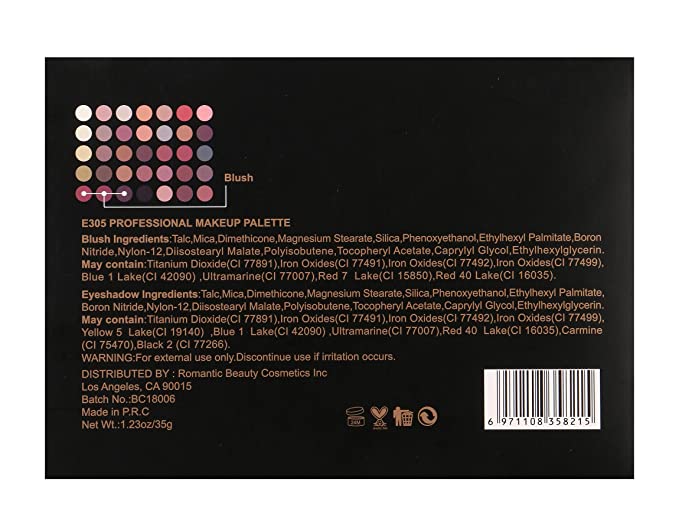 Romantic Beauty Pro 35 Colors Eyeshadow Palette Eye Shadow Powder Make Up Waterproof Cosmetics(E305) Find Your New Look Today!