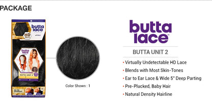 Sensationnel Butta Lace Front Wig - Natural Pre-Plucked Hairline Hand-tied HD Transparent Lace 5 Inch Deep Part with Babyhair - BUTTA Unit 2 (1) Find Your New Look Today!