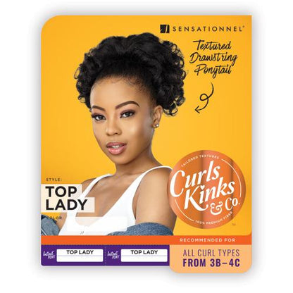 Sensationnel DrawString Ponytail Instant Pony Curls Kinks N Co Top Lady(Boss Lady) Find Your New Look Today!