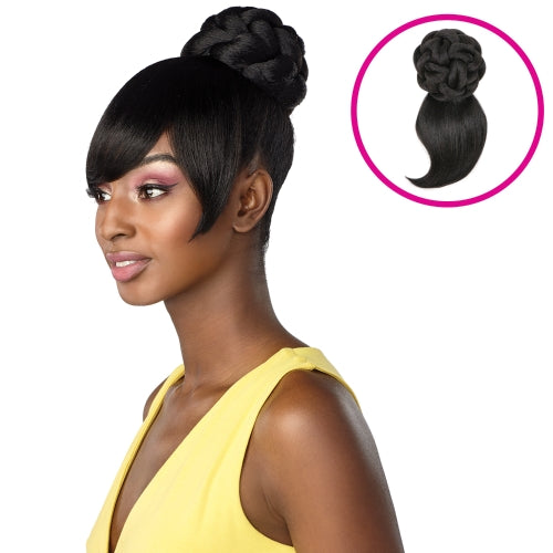 Sensationnel Instant Bun With Bangs Gia Find Your New Look Today!