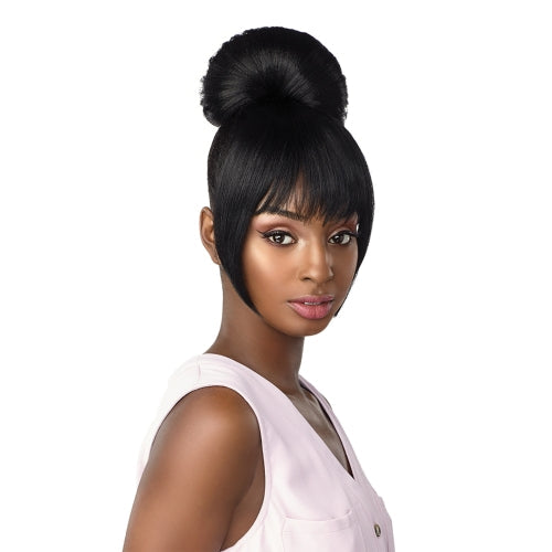 Sensationnel Instant Bun With Bangs Haylie Find Your New Look Today!