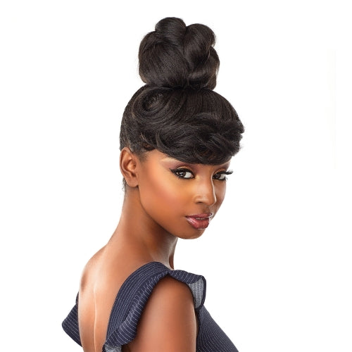 Sensationnel Synthetic Hair Bun & Bang Instant Bun With Bang Bria Find Your New Look Today!