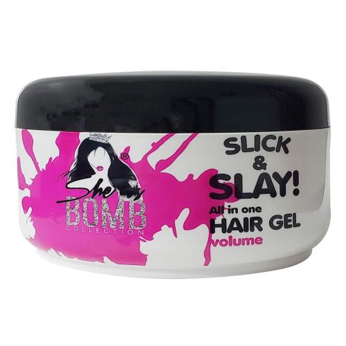 She Is Bomb Collection Slick & Slay Hair Gel 5.07oz/ 150ml Find Your New Look Today!