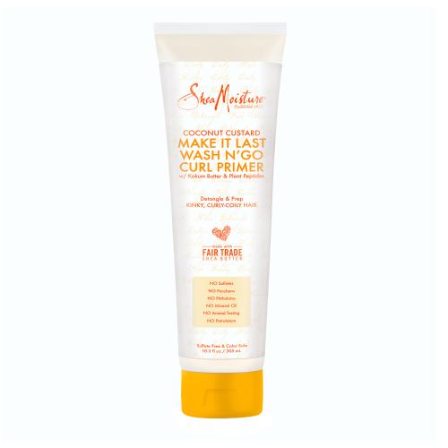 Shea Moisture Coconut Custard Make It Last Wash N'Go Curl Primer 10.3oz Find Your New Look Today!