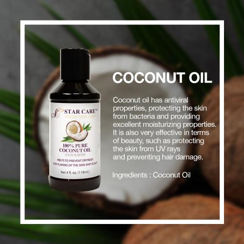 Star Care 100% Pure Coconut Oil 4oz Find Your New Look Today!