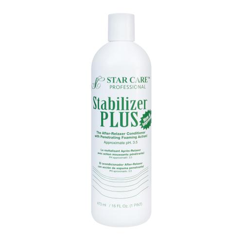 Star Care Stabilizer Plus The After-Relaxer Conditioner With Penetrating Foaming Action Approximate pH. 3.5 Find Your New Look Today!