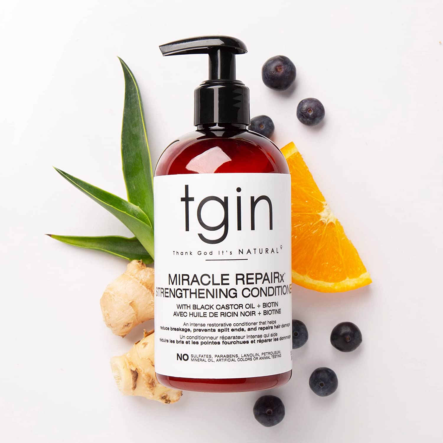 TGIN Miracle RepaiRx Strengthening Shampoo and Conditioner Duo For Damaged hair - For Damaged Hair- Shampoo & Conditioner Set Find Your New Look Today!