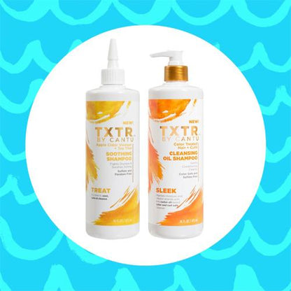 TXTR By Cantu Color Treated Hair Curls Cleansing Oil Shampoo 16oz Find Your New Look Today!