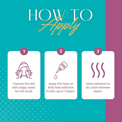 The Hair Diagram - Bold Hold Active Reloaded - Strong Hold Glue for Wigs and Hair Systems - Invisible Bonding - Formulated for Oily Skin - Non Toxic - Humidity Resistant & Waterproof - 1.3oz Find Your New Look Today!