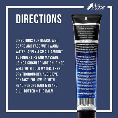 The Mane Choice Mane choice head honcho hair & beard oil + butter the balm, 6 Fl Oz Find Your New Look Today!