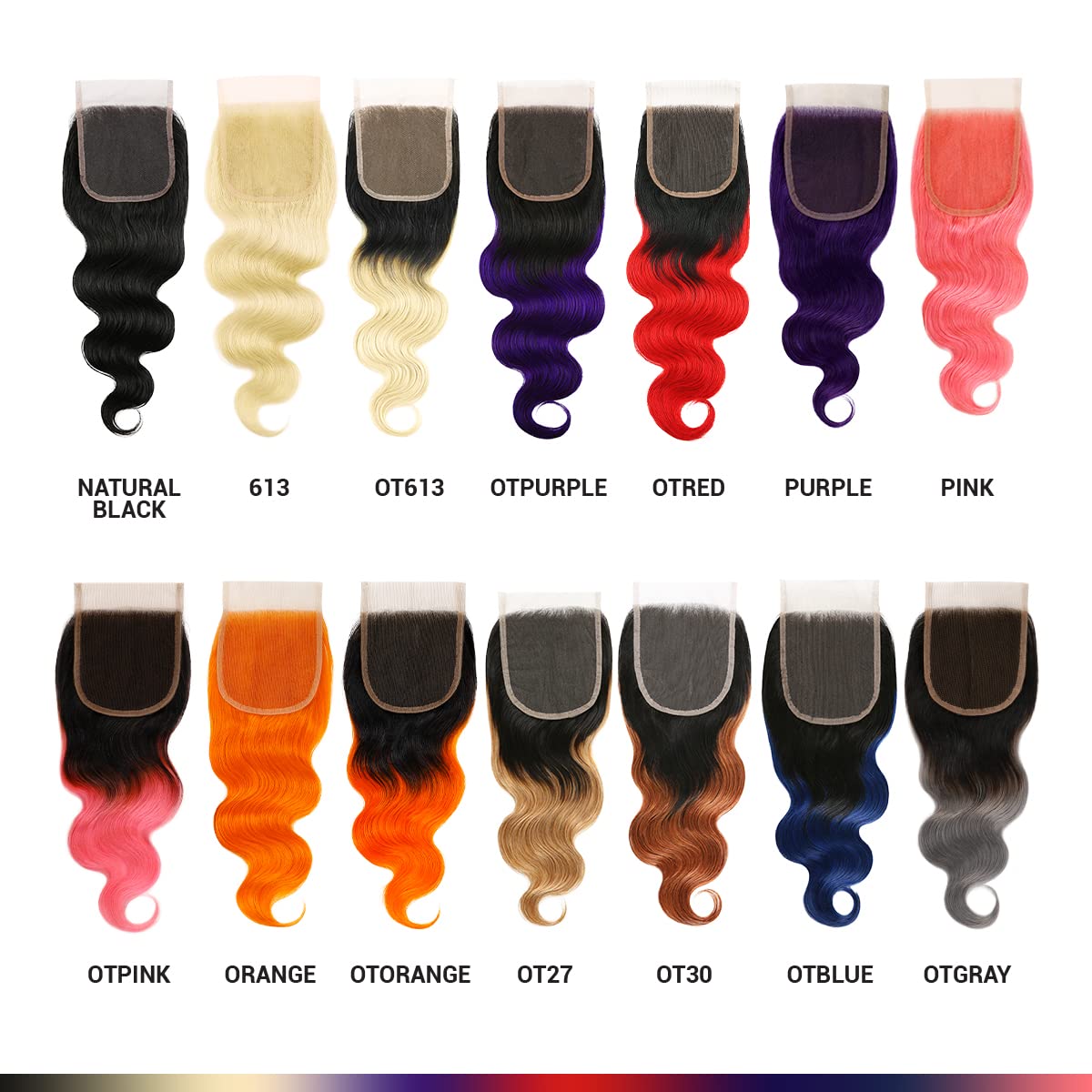 Uniq Hair 9A Brazilian Natural Body wave Bundle with Closure Virgin Unprocessed Human Hair HD Swiss Lace Transparent Frontal Hand tied Wefts Extensions Pre-Colored Weaves Find Your New Look Today!