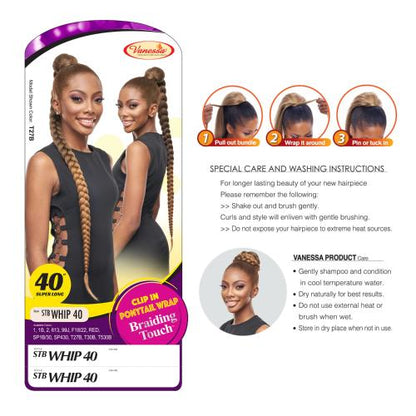 Vanessa Drawstring Ponytail Wrap Clip In Braiding Touch STB WHIP 40 Find Your New Look Today!