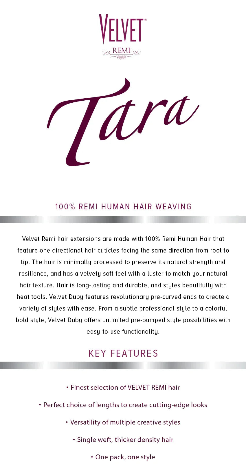 TARA 2-4-6 - OUTRE VELVET REMI 100% REMI HUMAN HAIR WEAVE - Foto 13