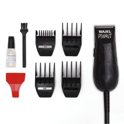 Wahl Peanut Hair Clipper/ Trimmer Black 8 pieces Kit Find Your New Look Today!