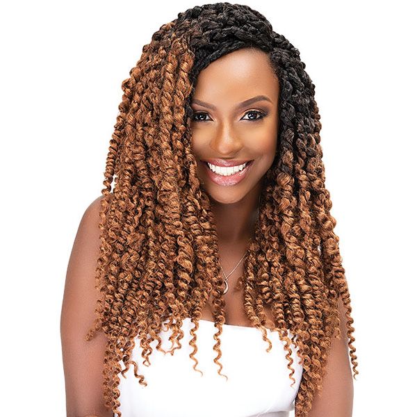 Janet Collection Nalatress Synthetic Hair Crochet Braid - BOHO TWIST BRAID 18