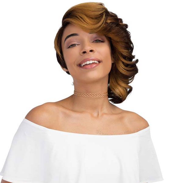 Janet Collection Human Hair Blend Brazilian Scent Wig BUBBLE - Hollywood Beauty STL