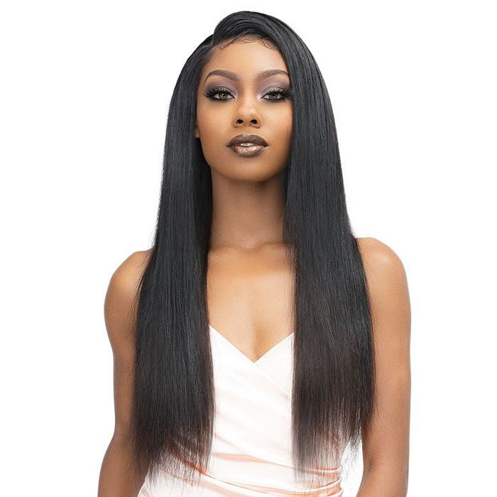 Janet Collection 100% Virgin Remy Human Hair Weave 3Pcs & 13X5 HD Lace Closure - BRAZILIAN STRAIGHT 12