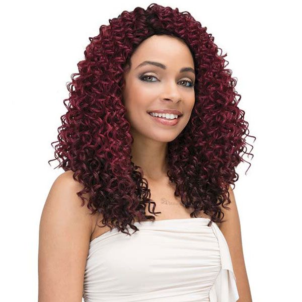 Janet Collection Human Hair Blend Brazilian Scent Lace Front Wig GLAM - Hollywood Beauty STL