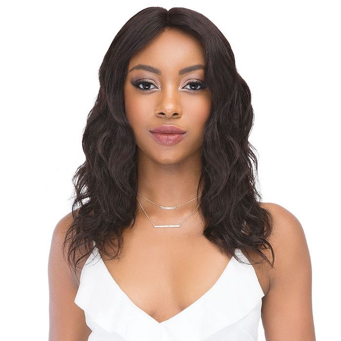 Janet Collection 100% Natural Virgin Remy Human Hair 4X4 FREE PART NATURAL WIG 18