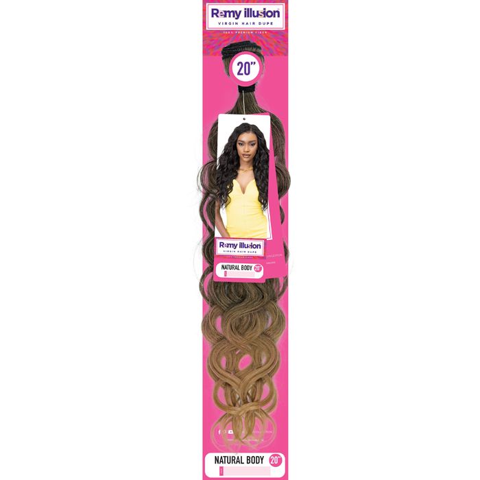 Janet Collection 100% Premium Fiber Natural Body Weave 20 - Hollywood Beauty STL