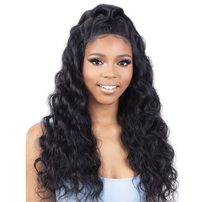 ModelModel Synthetic HD Lace Front Half-Up Wig - ANGIE - Hollywood Beauty STL