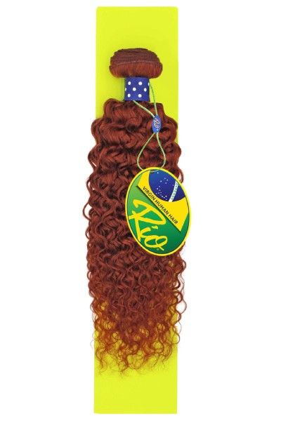 RIO 100% BRAZILLIAN REMY VIRGIN HUMAN HAIR - 3 BUNDLE DEAL - GINGER